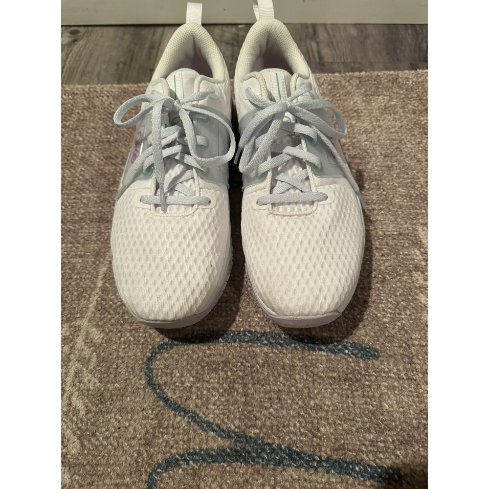 Nike Renew In Season TR 10 Training Sneakers Size 10 White Violet Shock Colorwa - Picture 3 of 5